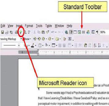 MS Reader Icon